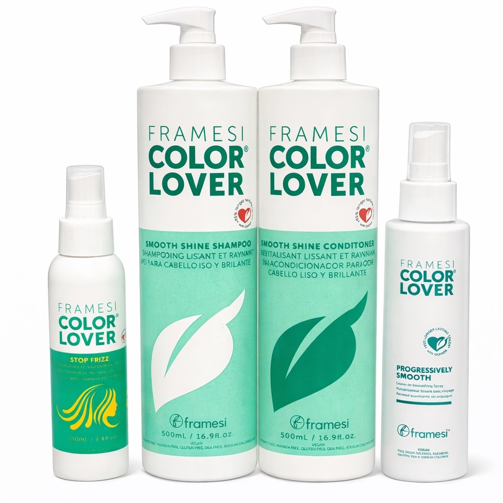 Frame Denim Color Lover Smooth Shine Hair Care Set - White